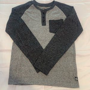 Heather gray Henley